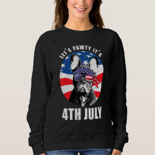 Sweatshirt Frenchie 4 juillet French Bulldog Usa
