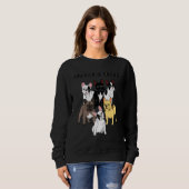 Sweatshirt Frenchie Squad French Bulldog Team Dog (Devant entier)