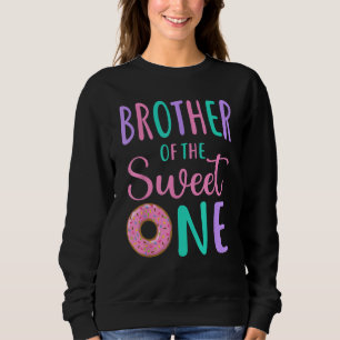 Sweatshirt Frère de la douce Un Bro 1er anniversaire fille Do