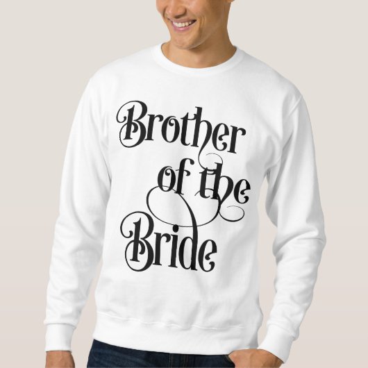 Sweatshirt Frère de la mariée (Devant)