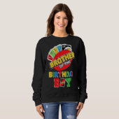 Sweatshirt Frère de l'Anniversaire Chemise garçon Uno Papa Pa (Devant entier)