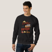 Sweatshirt Frère De L'Anniversaire Garçon Thème Correspondant (Devant entier)