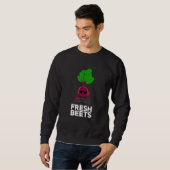 Sweatshirt Fresh Beets Design for a DJ (Devant entier)