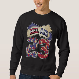 Sweatshirt Fresh Bel Air Numéro 23 V3 Fade Carbone 700s Match
