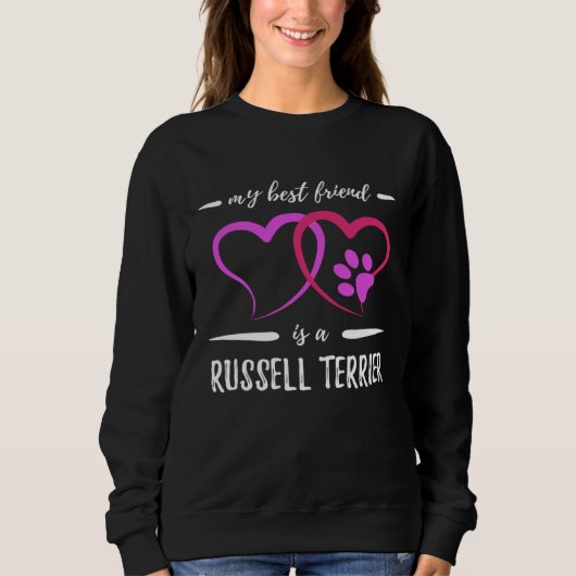 Sweatshirt Friend Jack Russell Terrier Dog  Dog Mom (Devant)