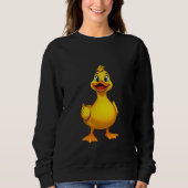 Sweatshirt Friendly Yellow Duckling (Devant)