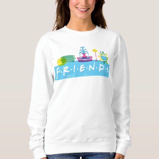 Sweatshirt FRIENDS™ | Logo avec icônes (Devant)