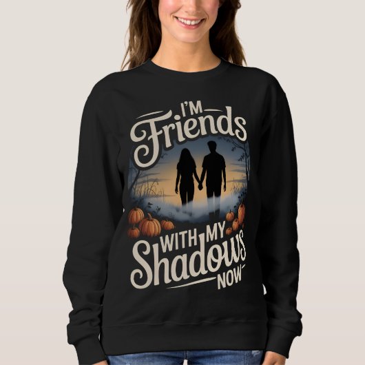 Sweatshirt Friends with My Shadows Pumpkin Patch Tee (Devant)