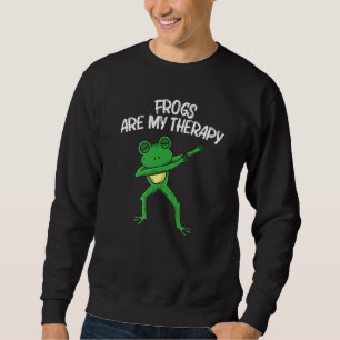 Sweatshirt Frog Art Pour Hommes Femmes Dabbing Green Tree Toa