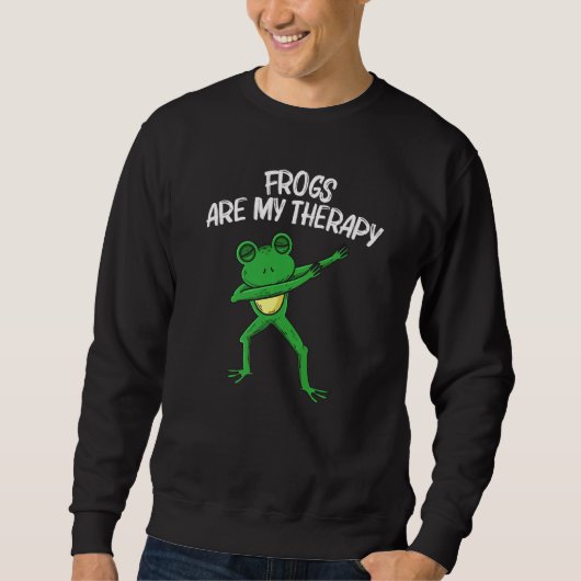 Sweatshirt Frog Art Pour Hommes Femmes Dabbing Green Tree Toa (Devant)