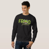 Sweatshirt Frog Hunter Amphibian Frog Catcher Tadpole Toad (Devant entier)
