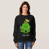 Sweatshirt Frog Kiss Me (Devant entier)