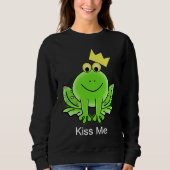 Sweatshirt Frog Kiss Me (Devant)