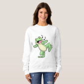 Sweatshirt Frog Music Dance (Devant entier)