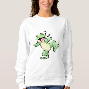 Sweatshirt Frog Music Dance