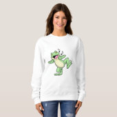 Sweatshirt Frog Music Dance (Devant entier)