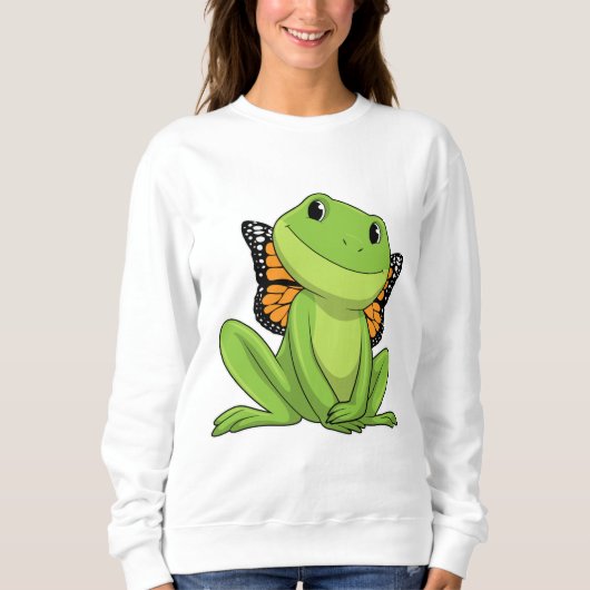 Sweatshirt Frog with Butterfly (Devant)