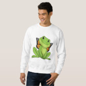 Sweatshirt Frog with Butterfly (Devant entier)