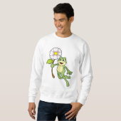 Sweatshirt Frog with Flower. (Devant entier)