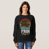 Sweatshirt Frogs Toads Biology Biologist Humor Saying Amphibi (Devant entier)