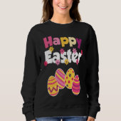 Sweatshirt Frohe Ostern colourful eggs Easter Easter eggs (Devant)
