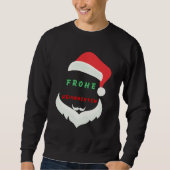 Sweatshirt frohe weihnachten  (Devant)
