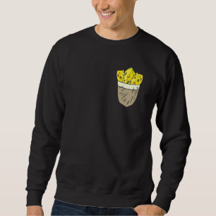 Sweatshirt Fromage Cheddar Foodie Gouda Fromage de poche sn