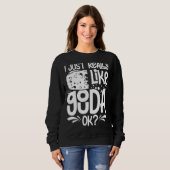 Sweatshirt Fromage de Gouda Fumé Queso Slices Râpé 2 (Devant entier)
