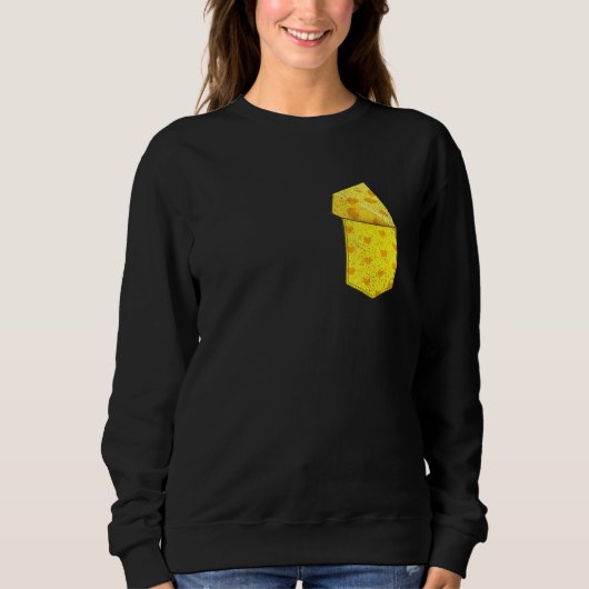 Sweatshirt Fromage Gouda De Poche Nourriture Snack Fromage (Devant)