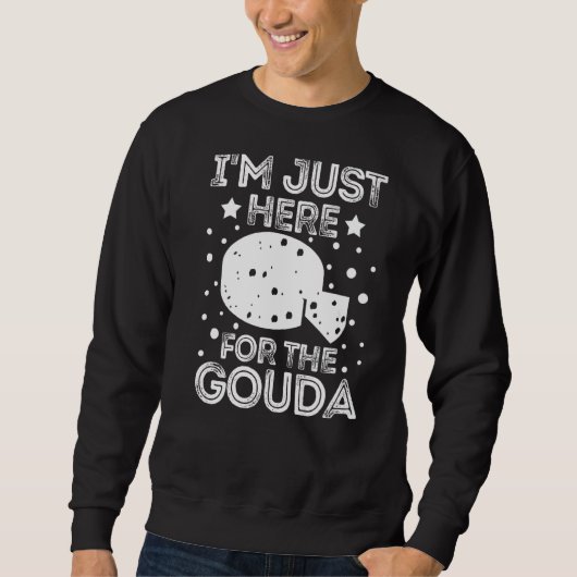 Sweatshirt Fromage Gouda Fumé Queso Slices Broyés 5 (Devant)