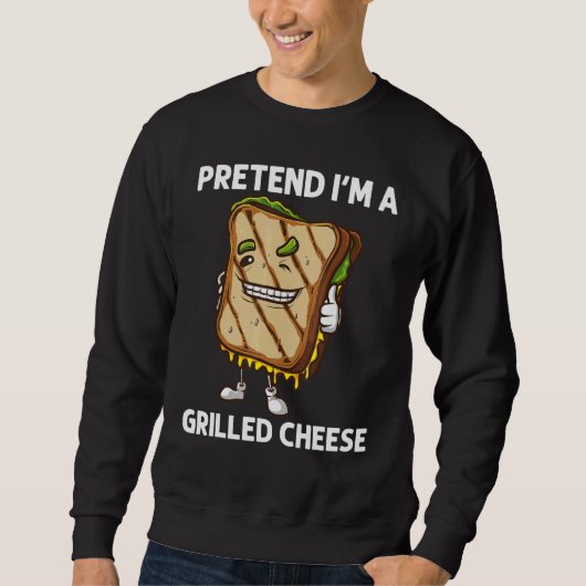 Sweatshirt Fromage Grillé cool Art Pour Hommes Femmes Sandwic (Devant)