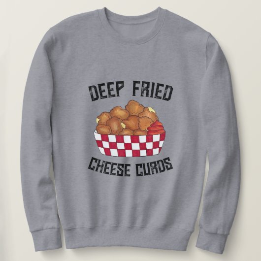 Sweatshirt Fromages frits Profondes Courdes Minnesota Wiscons (Design devant)