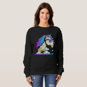 Sweatshirt Front End Developer Unicorn Front End Developer We (Devant entier)