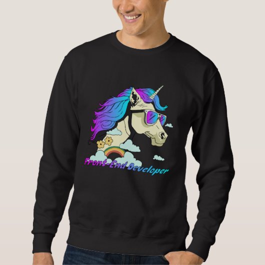 Sweatshirt Front End Developer Unicorn Front End Developer We (Devant)