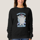 Sweatshirt Frosty Le Snowman n'arrête pas de croire (Devant)