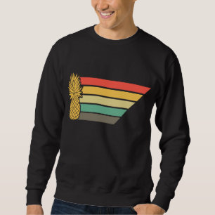 Sweatshirt Fruit Ananas Retro