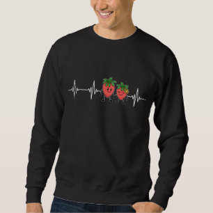Sweatshirt Fruit de fraise à battement de coeur Louvain Fruit