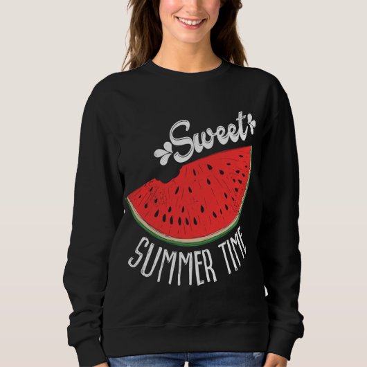 Sweatshirt Fruit d'été doux - Fruit d'été (Devant)