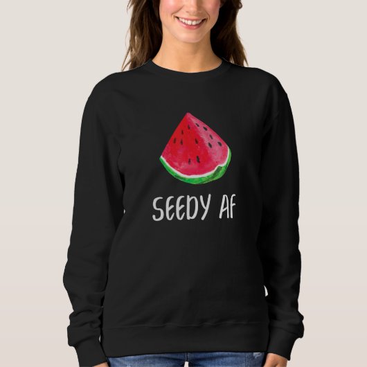 Sweatshirt Fruit d'été Melon de Fruit d'été Seedy AF (Devant)