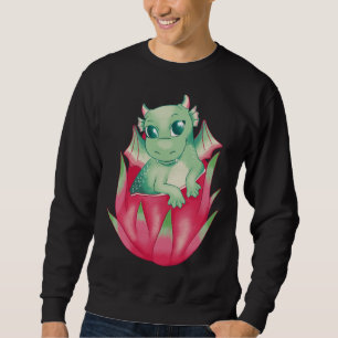 Sweatshirt Fruit Et Dragon Bébé Mignonne Imaginaire Mythologi