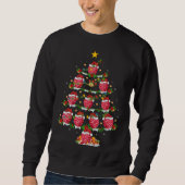 Sweatshirt Fruit framboise Lover Xmas Lighting Raspberry Chri (Devant)