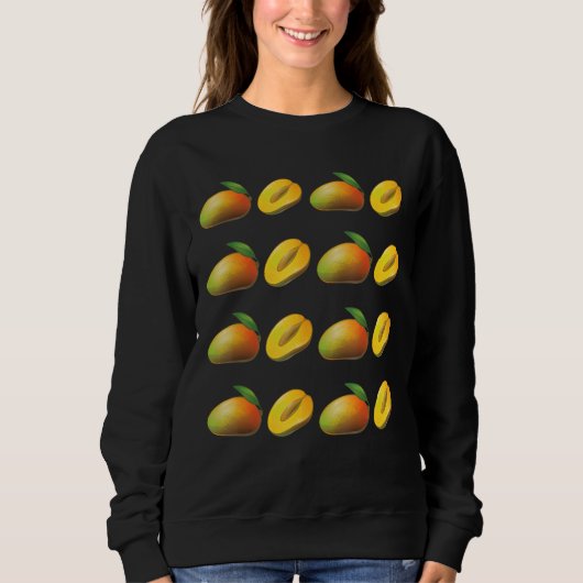 Sweatshirt Fruit Vegans Mango Motif Fruitaire Mango (Devant)