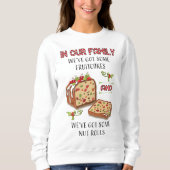 Sweatshirt Fruitcake Famille Vilain T-shirt Sweater de Noël (Devant)