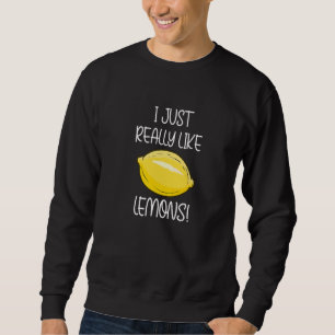 Sweatshirt Fruits Citriques Vitamines Limonade d'Été