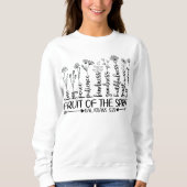 Sweatshirt Fruits de l'Esprit Galates 5:22 (Devant)