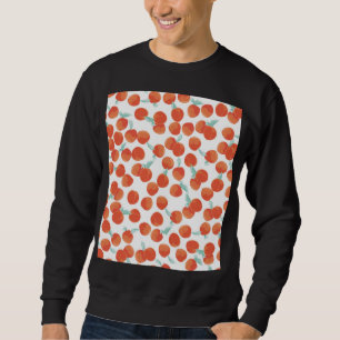 Sweatshirt Fruits de pêche, motif d'été.