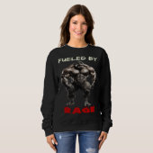 Sweatshirt Fueled By Rage Gorilla Weightlifting Bodybuilding (Devant entier)