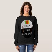 Sweatshirt Fulani From Cameroon  Culture Islam Fulbe Fula (Devant entier)