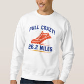Sweatshirt Full Crazy 26,2 Miles (Devant)