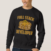 Sweatshirt Full Stack Developer Programming Coding Geek (Devant)